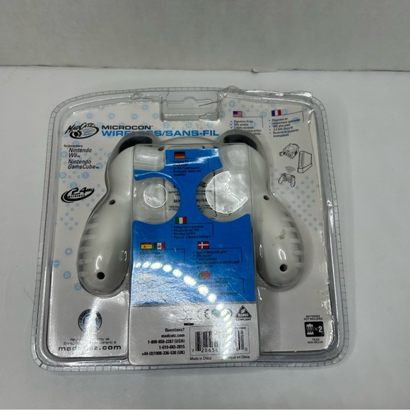 Nintendo GameCube Wii Mad Catz Micro Controller Wireless 2.4ghz Gamepad - - Picture 4 of 7